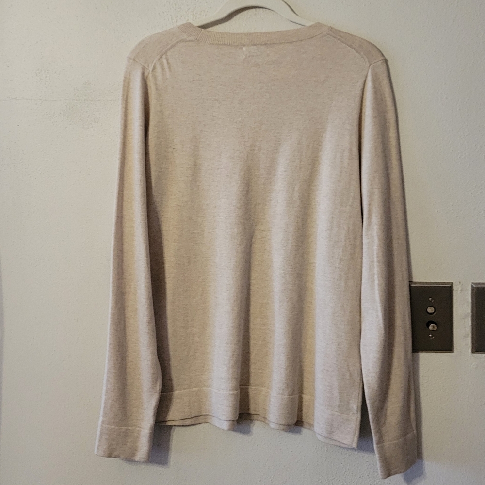 J. Crew Factory Lobster Teddie Sweater - beige - Picture 9 of 11